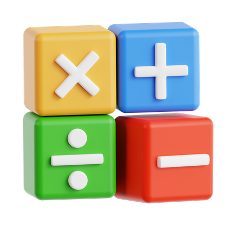 Matemática  3D Icon