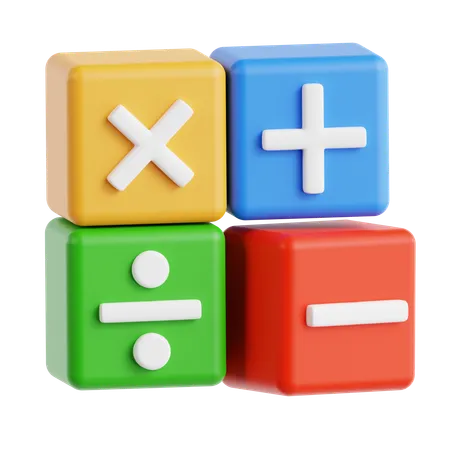 Matemática  3D Icon