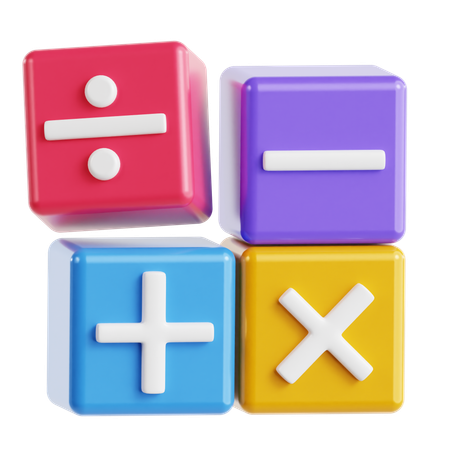 Matemática  3D Icon