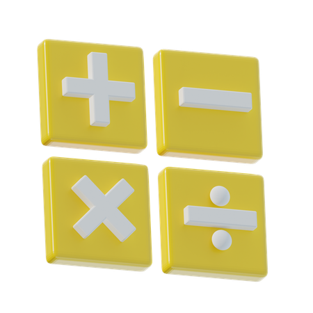 Matemática  3D Icon
