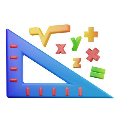 Matemáticas  3D Icon