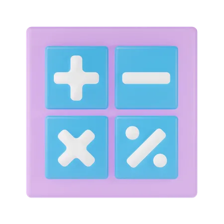 Matemática  3D Icon