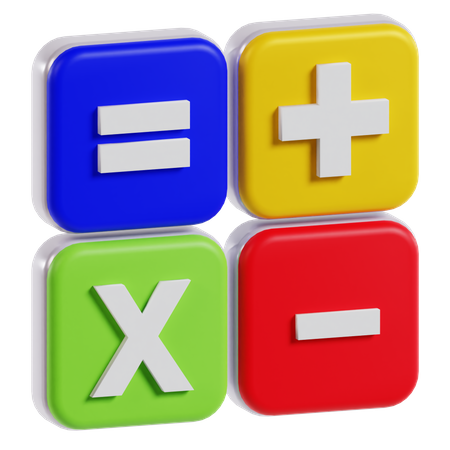 Matemática  3D Icon