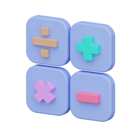 Matemática  3D Icon