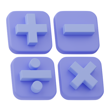 Matemática  3D Icon