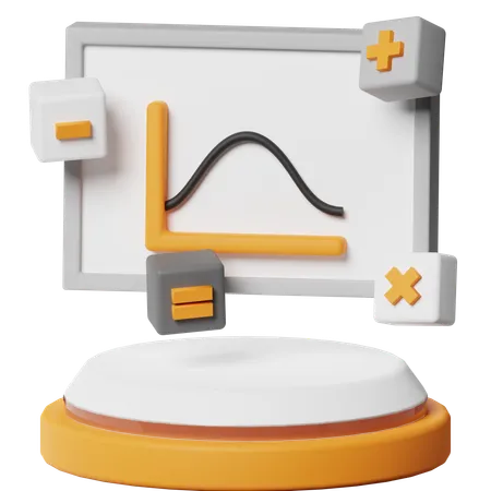 Matemática  3D Icon