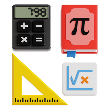 Matemáticas  3D Icon