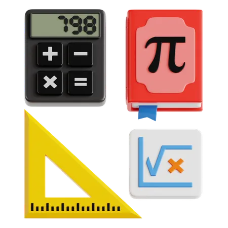 Matemáticas  3D Icon