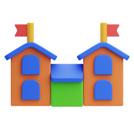 Jardin d'enfants  3D Icon