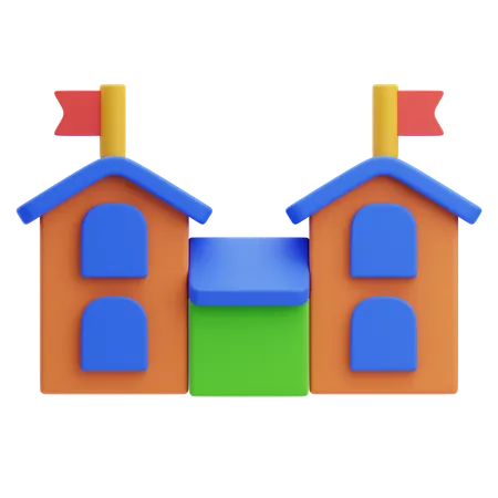 Jardin d'enfants  3D Icon
