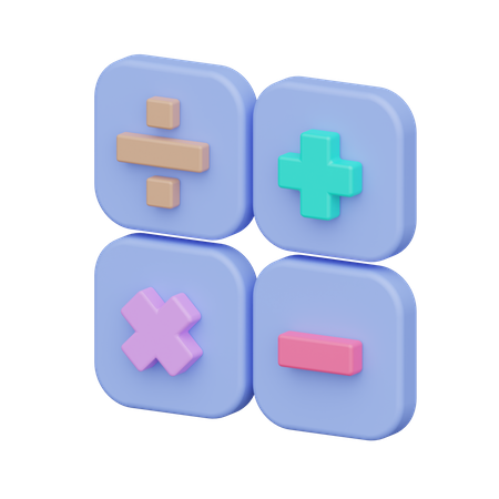 Math  3D Icon