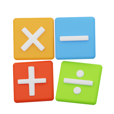 Math 3D Icon