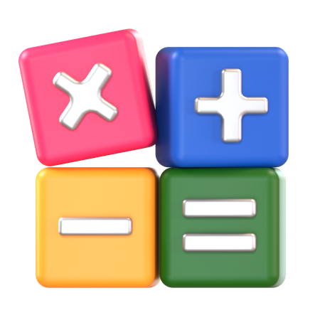 MATH  3D Icon