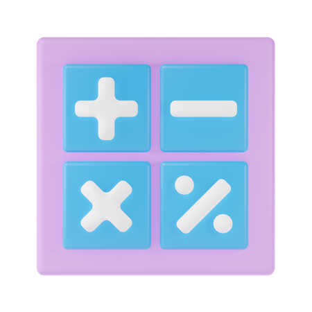 Math 3D Icon