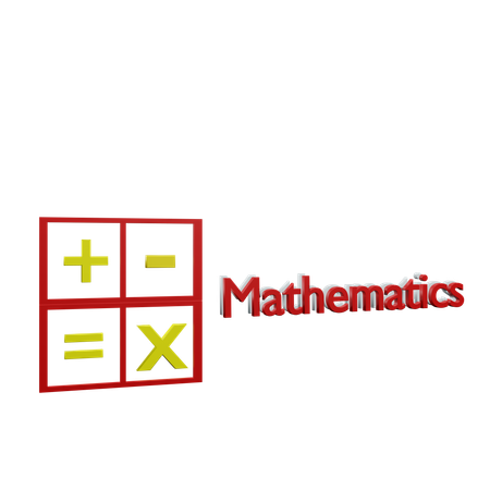 Math Algoritma  3D Icon