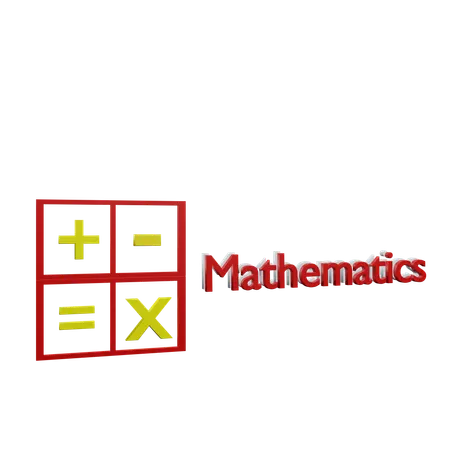 Math Algoritma  3D Icon