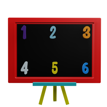 Math Board  3D Icon