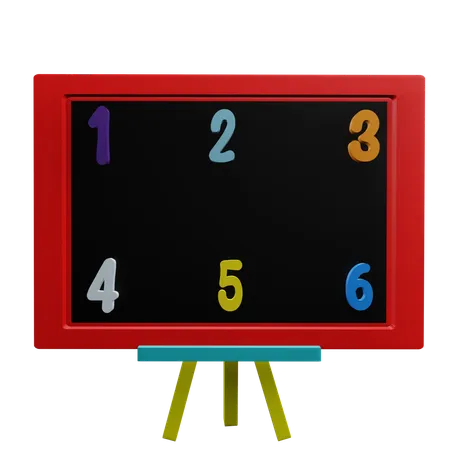 Math Board  3D Icon