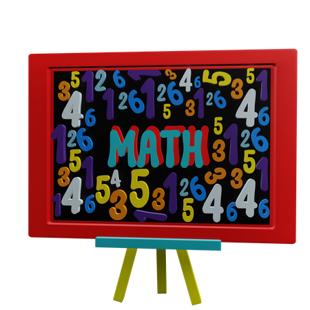 Math board  3D Icon