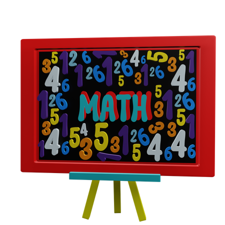 Math board  3D Icon