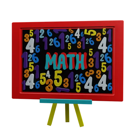 Math board  3D Icon