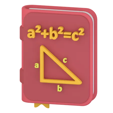 Math Book  3D Icon