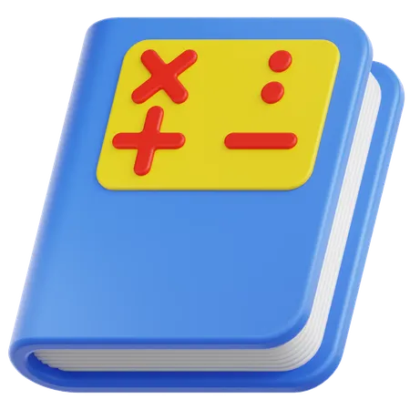 Math Book  3D Icon