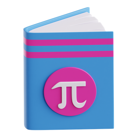 Math Book  3D Icon