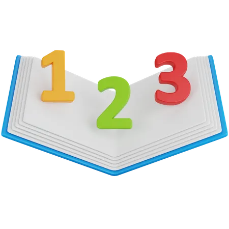 3 D Icon Illustration Learning To Count Books 3D Icon
