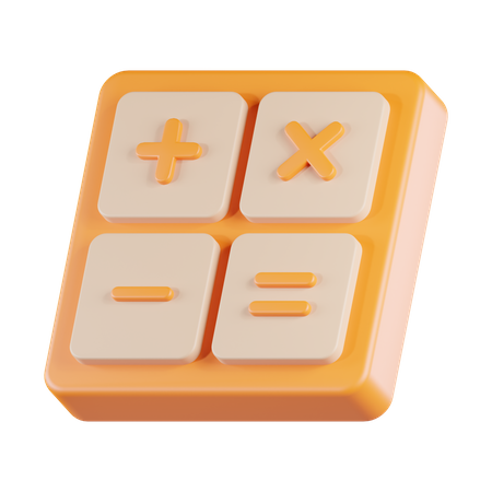 Math Calculation  3D Icon