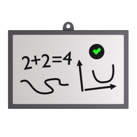 Math Equation  3D Icon