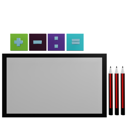 Math homework  3D Icon
