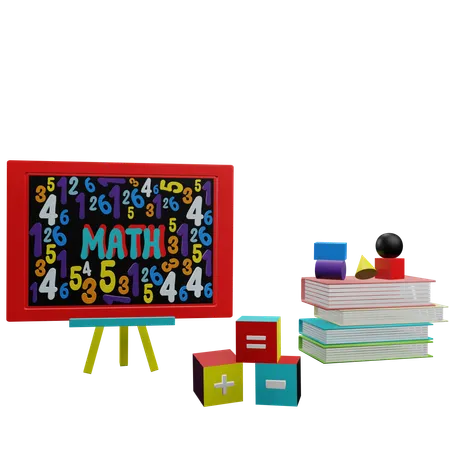 Math Study  3D Icon