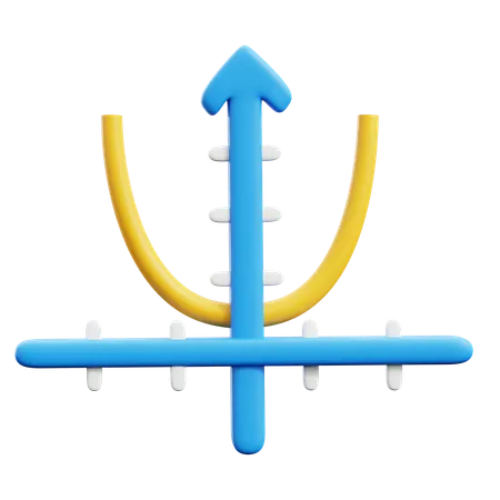 Mathematisches Diagramm  3D Icon