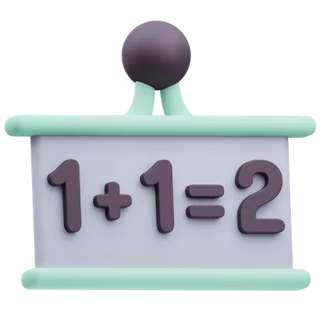 Mathe-Präsentation  3D Icon