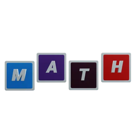 Mathe-Zeichen  3D Icon