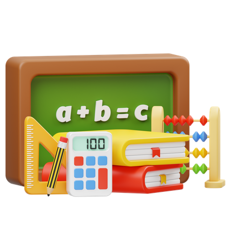 Mathematic  3D Icon