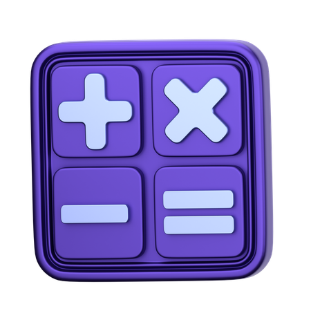 Mathematical Functions  3D Icon
