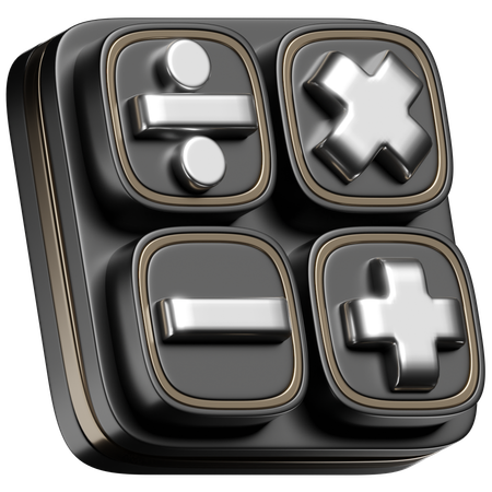 Mathematical Operations  3D Icon