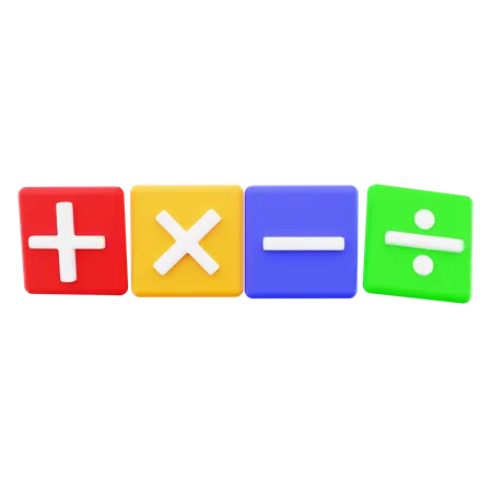 Mathematical Sign  3D Icon