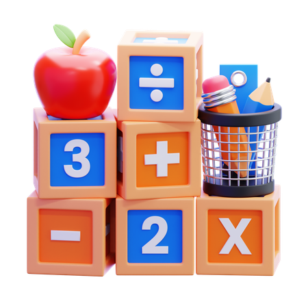 Mathematics  3D Icon