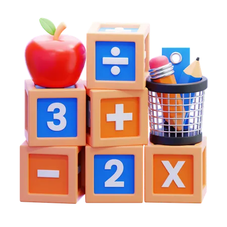 Mathematics  3D Icon