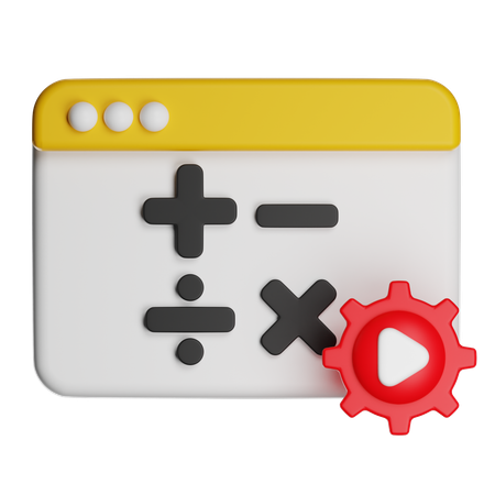 Mathematics  3D Icon
