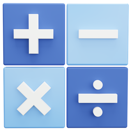 Mathematics  3D Icon