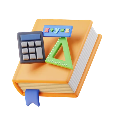 Mathematics Book  3D Icon