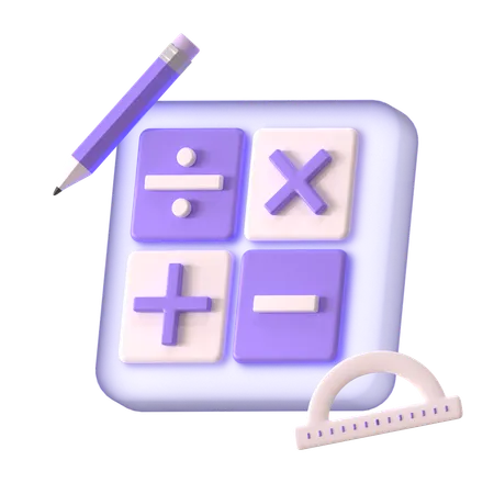 Mathematics Functions  3D Icon