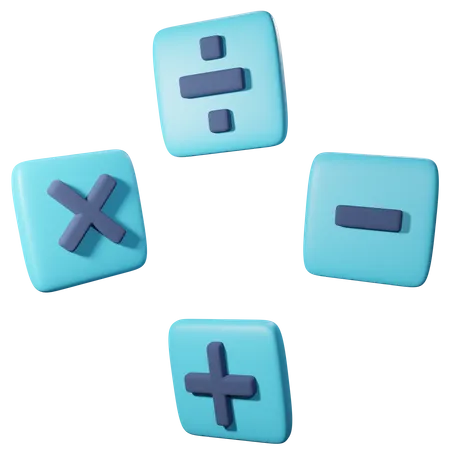 Mathematics Symbol  3D Icon