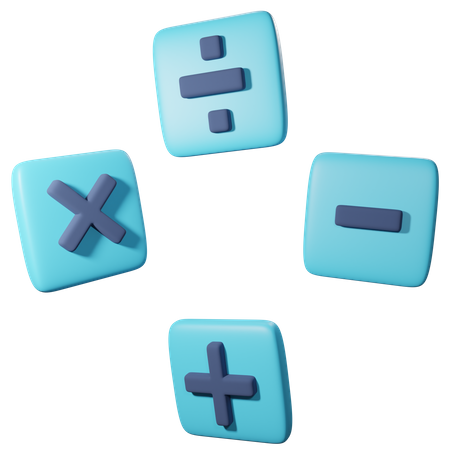 Mathematics Symbol 3D Icon