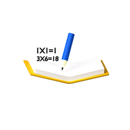 Mathematiktest  3D Icon