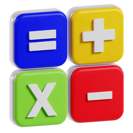 Mathématiques  3D Icon